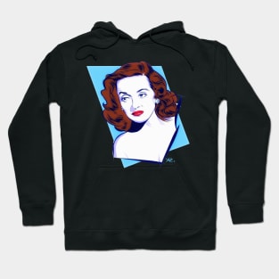 Bette Davis - An illustration by Paul Cemmick Hoodie